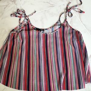 Aqua Multicolored Tank Top